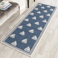 thumbnail image 2 of Safavieh Courtyard Ainsley Sailboat Indoor/Outdoor Runner Rug, Navy/Beige, 2'3" x 6'7", 2 of 10