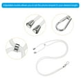 thumbnail image 3 of Unique Bargains Phone Lanyard, Adjustable Neck Lanyard with Transparent Lanyard Patch, White, 1 Count, 3 of 5