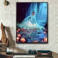 thumbnail image 2 of Princess Tiana Diamond Painting Kits for Adults, 5D Seaside Moon Diamond Art Kits for Beginners, DIY Full Drill Paint with Diamond, Home Wall Decor 12 x16 Inch, 2 of 5