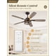 thumbnail image 2 of Ventilador de Techo Fanbulous de 52" Acabado Bronce Aceitoso con Luz y Control Remoto de 6 Velocidades, 2 of 7