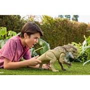Jurassic World Rebirth Distortus Rex Action Figure, 22 Inch Rumble N Rampage Dinosaur Toy, 2 Attacks