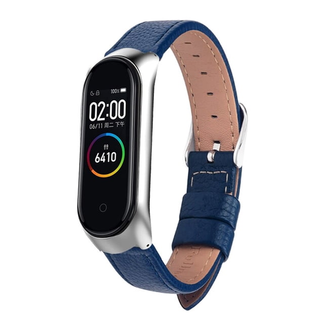 Pulsera de cuero para Xiaomi Mi Band 4 5 6 Correa deportiva reloj correa de muñeca Para xiaomi mi band 5 pulsera Miband 6 Correa Tan Jianjun unisex
