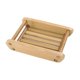 thumbnail image 1 of Escurridor de jabón de madera de bambú, soporte para jabón de ducha, bandeja para jabón para baño, ducha, tocador, fregadero de cocina, nuevo, 1 of 7