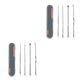 thumbnail image 4 of Seitruly de comedones para acné, 4 Uds., punto negro, removedor de espinillas, cuidado de la piel, belleza para mujeres, tratamiento de acné, plata 2piezas Seitruly CBP109356, 4 of 5