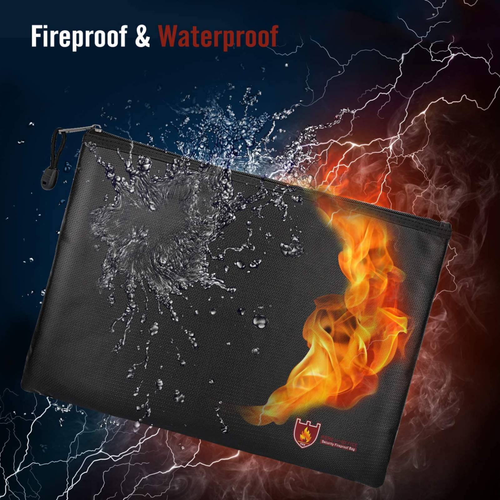 EEEkit Fireproof Money Safe Document Bag photo 6