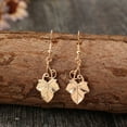 thumbnail image 3 of Gieenan Vintage Maple Leaf Long Earrings Inspire By Elegant Styles Casual Wear, 3 of 8