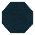 thumbnail image 3 of Unique Loom Solid Shag Collection Area Rug (6' 1" Octagon Sapphire Blue/Navy Blue), 3 of 7