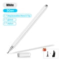 thumbnail image 1 of Universal Drawing Stylus Pen For Android iOS Touch Pen For iPad iPhone Samsung Xiaomi Tablet Smart phone Pencil Accessories White 3 Gift, 1 of 6