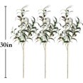 thumbnail image 3 of Olive Branches Stems 3pcs Artificial Plants Olive Branch Leaves Fake Fruits Silk Plants, 3 of 5