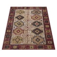 thumbnail image 5 of HAND KNOTTED SUMAK JUTE ECO-FRIENDLY AREA RUGS - 5'x8', Rectangle Shape, Beige Red Color, Oriental Pattern, High Pile, Natural Fiber, Outdoor Indoor Handmade Area Rugs for Living Room (J00017), 5 of 5