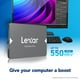 thumbnail image 2 of Unidad de estado sólido Lexar NS100 128GB SATA III 2.5" gris, 2 of 7
