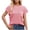 Pink, variant on Spring Summer Short Sleeve Sweater for Women 2026 Casual Sweater Vest Cotton Knit Pullover Tank Tops Fashion Clothing with Pocket