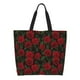 thumbnail image 1 of Disketp Rose Bolsa Tote Estampada para Mujer, Bolso de Hombro y de Mano para Compras y Viajes, 1 of 8