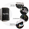 thumbnail image 4 of Shower Curtain, Colorful Happy Birthday Waterproof Shower Curtain Set with Hooks for Bathroom Showers,Stalls and Bathtubs,60x72In Black, 4 of 9