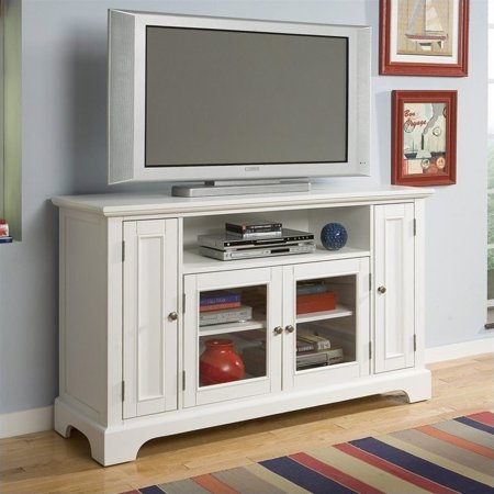 Naples White TV Credenza