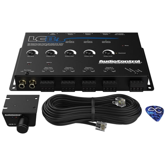 AudioControl LC8i Convertidor de Salida de Línea Activo de 8 Canales con Entrada Auxiliar