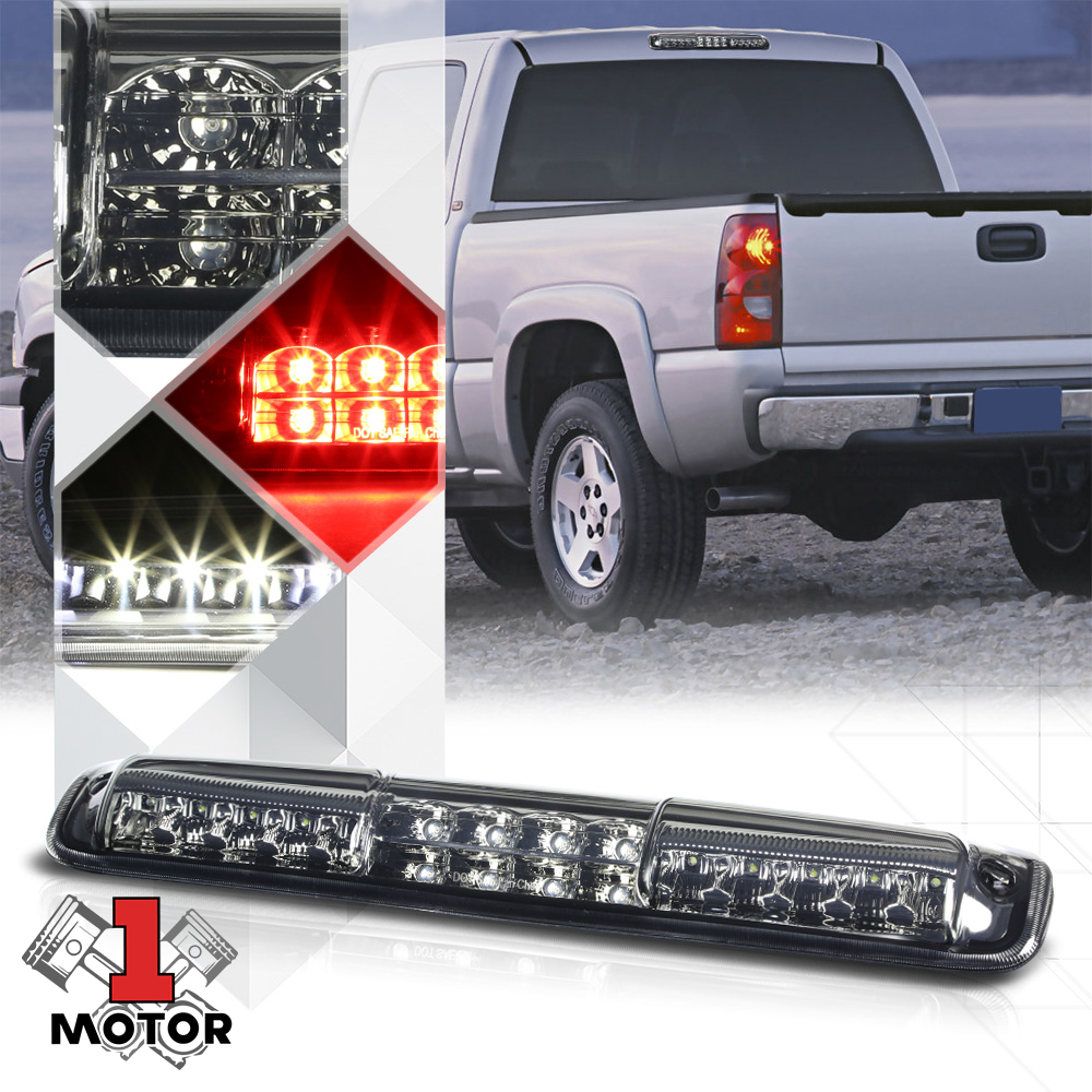 Rear Bumper License Plate Lamp Lens Chrome Set for 99-07 Silverado Sierra GMC