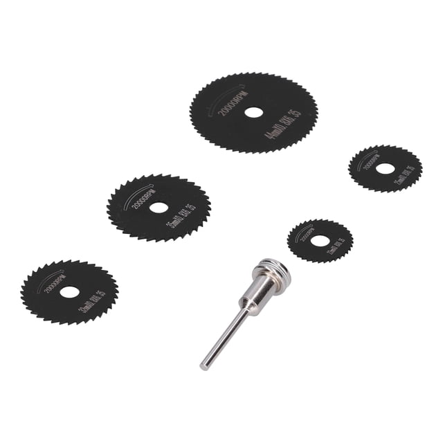 Hss Hoja De Sierra Circular Hoja De Sierra Eléctrica Kit De Rueda De Sierra 6 Piezas Hoja De Sierra Circular Eléctrica De Acero De Alta Velocidad Juego De Ruedas Para Metal ANGGREK Circular Saw Blade Set