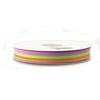Rainbow Striped Grosgrain Ribbon, 5/8-inch, 25-yard, Blue/Green/Orange/Azalea