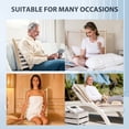 thumbnail image 6 of Sauna Backrest, Enyopro Sauna Accessories, S-Shape Canadian Natural Wood Hemlock Sauna Chair with Back, for Any Barrel or Infrared Sauna, 6 of 7