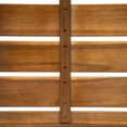 thumbnail image 6 of Christopher Knight Home 7-Piece Rustic Outdoor Dining Set, 71" Table and Slatted Chairs, Teak Finish, 6 of 15