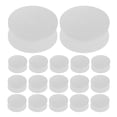 thumbnail image 2 of 20 poleas de plástico de alta precisión para proyectos educativos de bricolaje, aptas para modelos de coches y ejes de motor, ideales para pequeñas ruedas dentadas y correas de transmisión blancas, 2 of 7