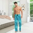 thumbnail image 4 of Top-kevin Mens Pajama Pants Christnas Winter Themed Lounge Pants Super Soft Pajama Bottoms with Pockets, 4 of 13