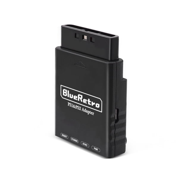 Ndcxsfigh Adaptador Controlador Inalámbrico Compatible Con Blueretro para PS1/PS2 (negro)