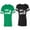 Men Green / Women Black, variant on The King His Queen Matching Couple Cotton Jerseys (Men Green / Women Black) (Men S / Women S)