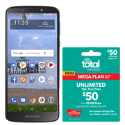 Total Wireless Motorola E5 and Prepaid Plan Bundle
