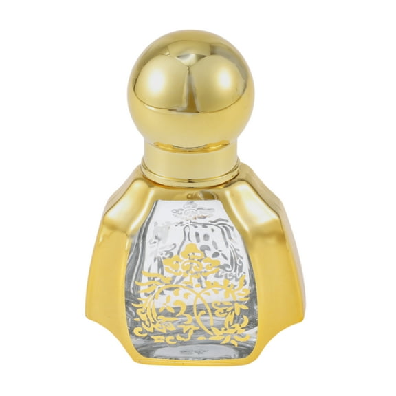 Unique Bargains 1 Pc Amulet Shape Perfume Bottles for Bathroom 0.33oz Gold Tone