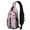Book Lover Read, variant on Spring Daisy Print Sling Bag, Lightweight Durable Crossbody Backpack with Adjustable Strap and Multiple Compartments, Fashionable Boho Vintage Floral Design for Students and Office Use