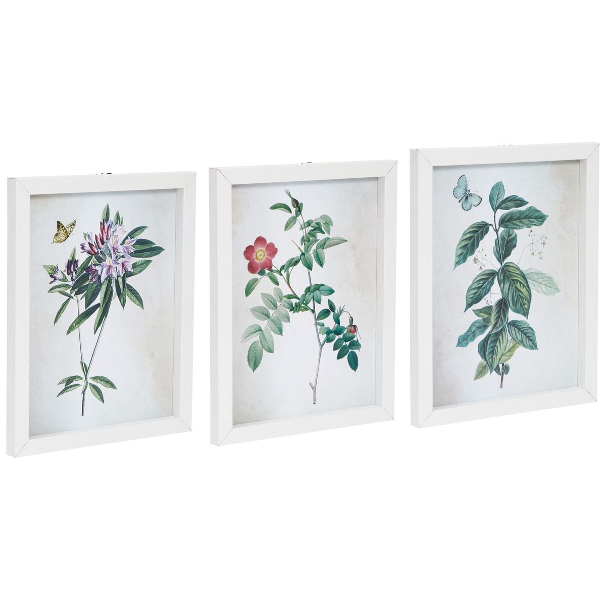 wall deco prints set of 3 *UNFRAMED* Botanical Prints