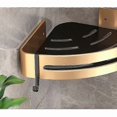 thumbnail image 5 of Set Of 2 Corner Shower Shelf Without Drilling Adhesive Bathroom Shelf Stainless Steel Triangle Basket Storage For Shampoo Soap With Hooksphoto Color, 5 of 5