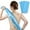 Sky Blue, variant on Exfoliating Shower Towel, Loofah Back Scrubber, Back Exfoliator for Shower, Long Exfoliating Back Scrubber Bath Towel, Dual Handle Shower Washcloth for Men Women Full Body Back Cleaning 1Pcs