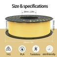 thumbnail image 4 of Cailab PLA Gradient 1.75mm 3D Printer Filament, 1KG Spool, for Most FDM 3D Printers, Bamboo Color,, 4 of 7