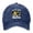 Navy, variant on Baseball Caps for Kids Embroidered Distressed Style Boys Hat with Washable Finish and Adjustable Fit for Everyday Adventures Black