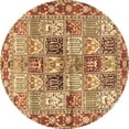 thumbnail image 1 of Ahgly Company Indoor Round Persian Brown Traditional Area Rugs, 5' Round, 1 of 4