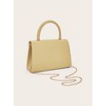 thumbnail image 5 of Women's Elegant Top Handle Handbag, Pebbled PU Leather Satchel Purse, Structured Shoulder Bag for Work, Party & Daily Use, 5 of 6