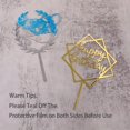 thumbnail image 7 of Gold Happy Birthday Cake Topper - Acrylic Cupcake Toppers Decoration Supplies (7 Pieces), 7 of 7