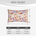 thumbnail image 4 of Lsque Cute Butterfly Flowers Pattern Pillow Case – Soft & Cozy Throw Pillow Cover, Hypoallergenic Cushion Case for Sleeping Women with Envelope Closure-20"x30", 4 of 6