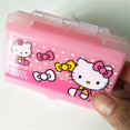 thumbnail image 3 of Caja de pastillas Kawaii Sanrio Hello Kittys, Accesorios de belleza, Mini caja de almacenamiento de plástico portátil, caja de joyería plegable, regalo para niñas, 3 of 4