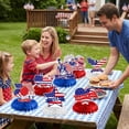 thumbnail image 4 of Tumao 9Pcs Independence Day Honeycomb Centerpieces Decorations, 4th of July Table Centerpiece, Patriotic Party Table Decorations American Red White and Blue Patriotic Party Decor, 4 of 6