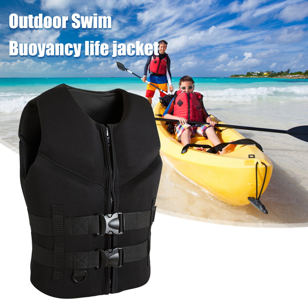 GEjnmdty Adults Life Jacket Neoprene Safety Life Vest for Water Ski