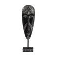 thumbnail image 3 of Escultura de máscara africana, decoración de escritorio, decoración del hogar, adorno de mesa antiguo, estatua de arte abstracto para estante, Bar, , 10x6x335cm, 3 of 8