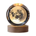 thumbnail image 3 of Personalized Crystal Ball Night Light, Custom 3D Crystal Ball with Name, Personalized Crystal Sphere Engraving Customized Globe Home Decor Accessories Couple Birthday Gift I4F8, 3 of 9