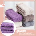 thumbnail image 4 of Calcetines Fuzzy Socks EBMORE Fleece Fluffy Cabin Plush Cálidos para mujer, 4 of 6