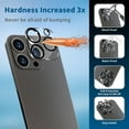 thumbnail image 3 of SINBEE 3 Pack for iPhone 15 Pro / 15 Pro Max Camera Lens Protector, 9H Tempered Glass iPhone Camera Cover, Anti-Scratch, Easy Installation, 3 of 6