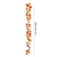 thumbnail image 3 of Herunwer Simulated Maple Leaf Vines Leaves Halloween Thanksgiving Festival Decoration Room Living Room Scene Layout Simulated Vines, 3 of 6