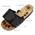 thumbnail image 3 of Foot Massager Slippers Cobblestone Hard Bottom Foot Sole Massage Shoes (Black 37), 3 of 8